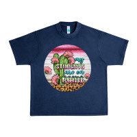 Navy my students are on point round earring Urban Heavy Tee - BundleAndBundleShop