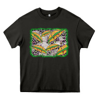 Asphalt mardi gras umbrella background Heavy Core Tee - BarkalooDesign