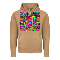 Vintage Camel Pride LGBTQ+ Proud Mom With Leoapard Patterns Vintage Hoodie - BundleAndBundleShop
