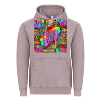 Vintage Zinc Pride LGBTQ+ Proud Mom With Leoapard Patterns Vintage Hoodie - BundleAndBundleShop