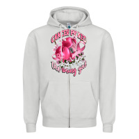 Dove Grey cancer picked the wrong girl Zipper Hoodie - CowGirlArtShop