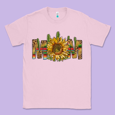 Western Mom With Sunflower Classic Tee Designed By Bundleandbundleshop