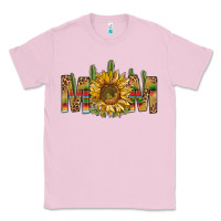 Bubblegum Pink Western Mom With Sunflower Classic Tee - BundleAndBundleShop
