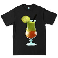 Black Margarita Glass Premium Tee - Jasminsmagicworld