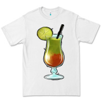 White Margarita Glass Premium Tee - Jasminsmagicworld