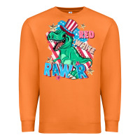 Carrot Red white rawr Premium Sweatshirt - FaDigitalArtStudio