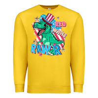 Lemon Red white rawr Premium Sweatshirt - FaDigitalArtStudio