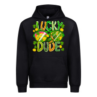 Black Lucky Dude Urban Hoodie - CowhideDigitalArt
