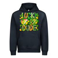 Navy Lucky Dude Urban Hoodie - CowhideDigitalArt
