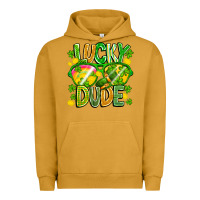Pigment Peanut Butter Lucky Dude Urban Hoodie - CowhideDigitalArt