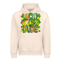 Sandshell Lucky Dude Urban Hoodie - CowhideDigitalArt