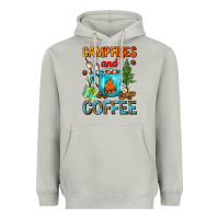 Moon Dust Campfires And Coffee Camping Coffee Heavyweight Hoodie - FaDigitalArtStudio