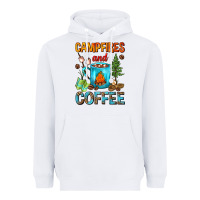 Campfires And Coffee Camping Coffee Heavyweight Hoodie | Teevron