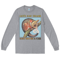 Heather Grey Let's Eat Trash & Get Hit By A Car Long Sleeve Tee - Bettercallsaul