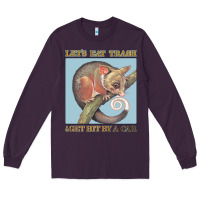 Plum Let's Eat Trash & Get Hit By A Car Long Sleeve Tee - Bettercallsaul