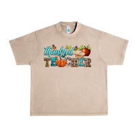 French Oak thankful teacher Urban Heavy Tee - BundleAndBundleShop