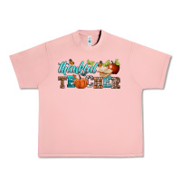 Salmon thankful teacher Urban Heavy Tee - BundleAndBundleShop