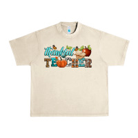 Sandshell thankful teacher Urban Heavy Tee - BundleAndBundleShop