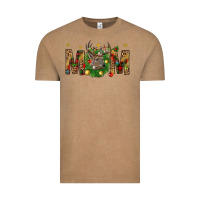 Vintage Coffee Western Mom With Reindeer Vintage Tee - BundleAndBundleShop