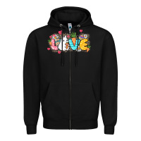 Black Love Easter Day Zipper Hoodie - HowdyJamesFarm