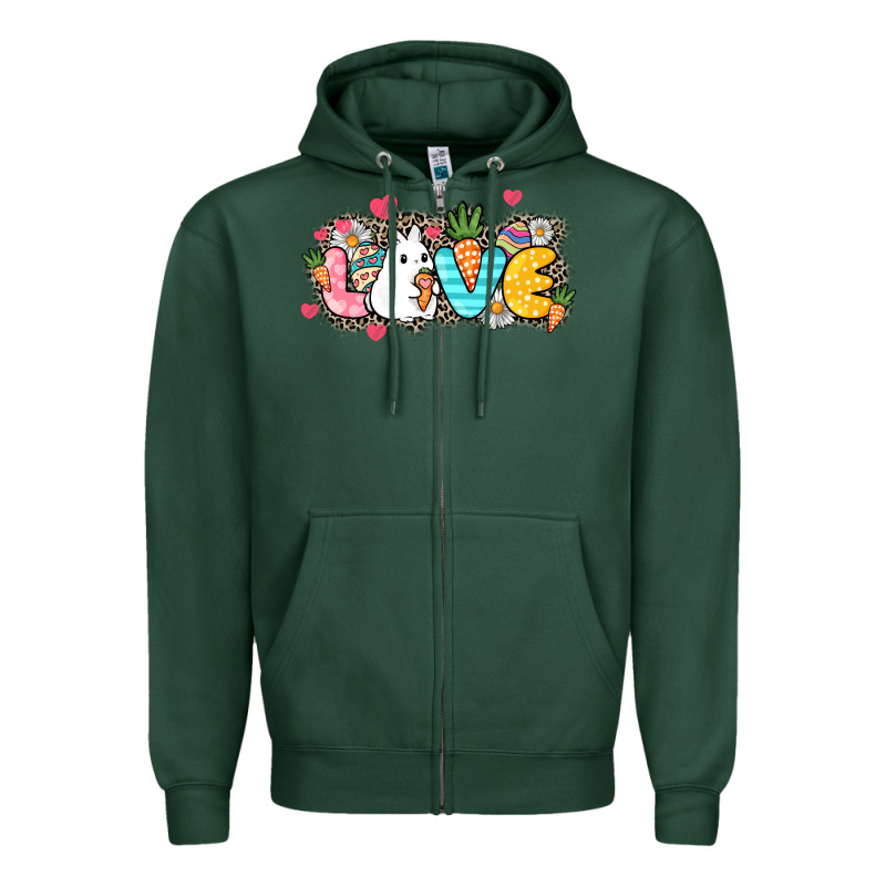 Love Easter Day Zipper Hoodie by HowdyJamesFarm | Teevron