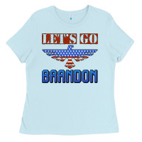 Baby Blue let's go brandon thunderbird Ladies Tee - Jasminsmagicworld