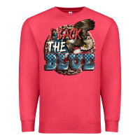 Cardinal I back the blue Premium Sweatshirt - FaDigitalArtStudio