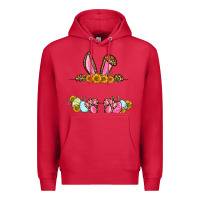 Cardinal Western Easter bunny name frame Premium Hoodie - OliviaCreatesArt