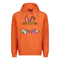 Carrot Western Easter bunny name frame Premium Hoodie - OliviaCreatesArt