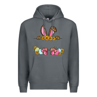 Rock Western Easter bunny name frame Premium Hoodie - OliviaCreatesArt