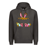Smoke Western Easter bunny name frame Premium Hoodie - OliviaCreatesArt