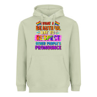 Matcha what a beautiful day to respect other people Heavyweight Hoodie - FaDigitalArtStudio