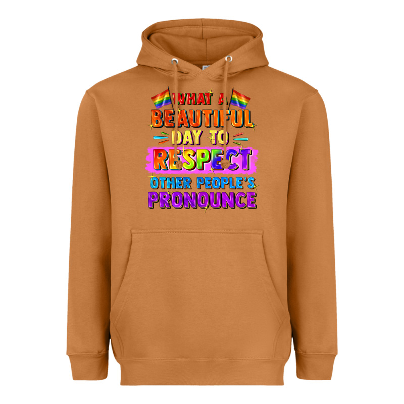 What A Beautiful Day To Respect Other People Heavyweight Hoodie by FaDigitalArtStudio | Teevron