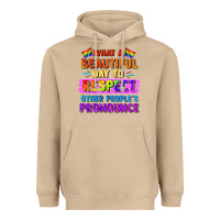 Mushroom what a beautiful day to respect other people Heavyweight Hoodie - FaDigitalArtStudio