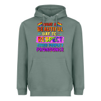 Sage what a beautiful day to respect other people Heavyweight Hoodie - FaDigitalArtStudio