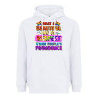 White what a beautiful day to respect other people Heavyweight Hoodie - FaDigitalArtStudio
