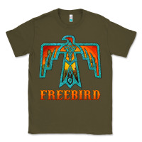 Army Green thunderbird freebird Classic Tee - JahusDesignShop