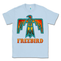 Dusty Blue thunderbird freebird Classic Tee - JahusDesignShop