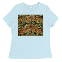 Baby Blue camo leopard and glitter tumbler Ladies Tee - Jasminsmagicworld