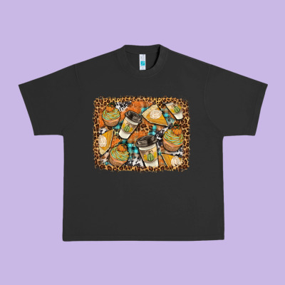 Autumn Distressed Background Urban Heavy Tee Designed By Bundleandbundleshop