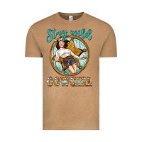 Western Stay Wild Cowgirl Vintage Tee | Teevron