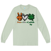 Matcha peace love st patrick's day Long Sleeve Tee - Bettercallsaul