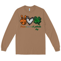 Toasted Coconut peace love st patrick's day Long Sleeve Tee - Bettercallsaul