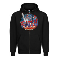 Black faith usa Zipper Hoodie - CowGirlArtShop