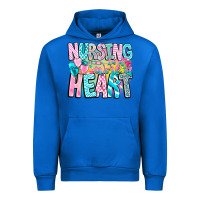 Cobalt Nursing is a work of heart Urban Hoodie - CowhideDigitalArt