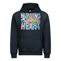 Navy Nursing is a work of heart Urban Hoodie - CowhideDigitalArt