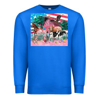 True Royal American farm animals tumbler 4th of july Premium Sweatshirt - FaDigitalArtStudio