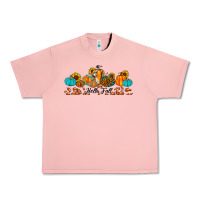 Salmon hello fall pumpkin sunflower Urban Heavy Tee - JahusDesignShop