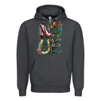 Smoke Love boots horseshoe Zipper Hoodie - HowdyJamesFarm
