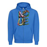True Royal Love boots horseshoe Zipper Hoodie - HowdyJamesFarm